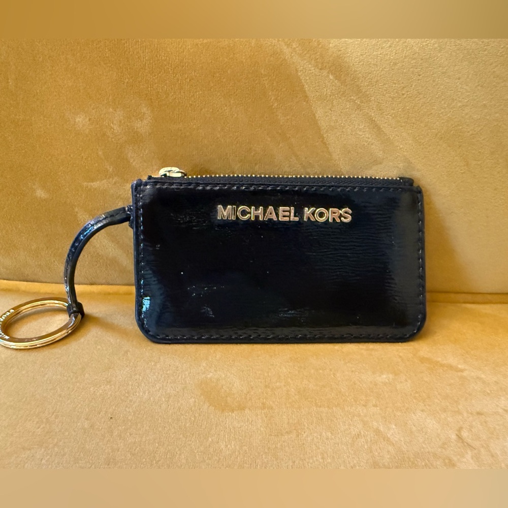 Michael Kors Coin Key Holder Black